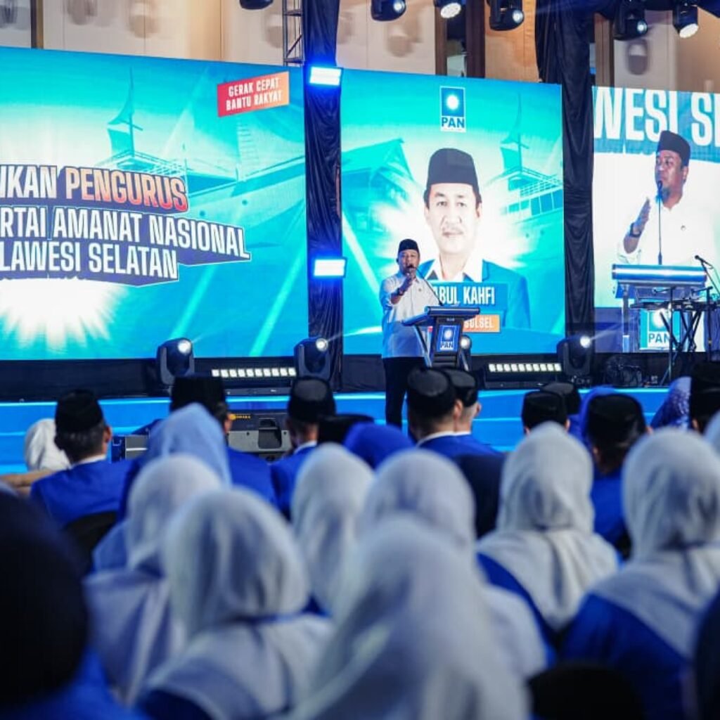 Gubernur Andi Sudirman Hadiri Pelantikan PAN se-Sulsel, Apresiasi Dukungan Fraksi dalam MYP