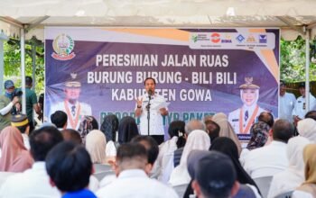 Gubernur Andi Sudirman Resmikan Jalan Burung-Burung–Bili-Bili Panjang 6,95 Kilometer di Gowa
