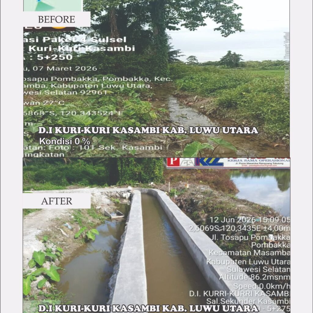 Pemprov Sulsel Kawal Rehabilitasi Irigasi yang Melayani 54 Ribu Hektare Sawah