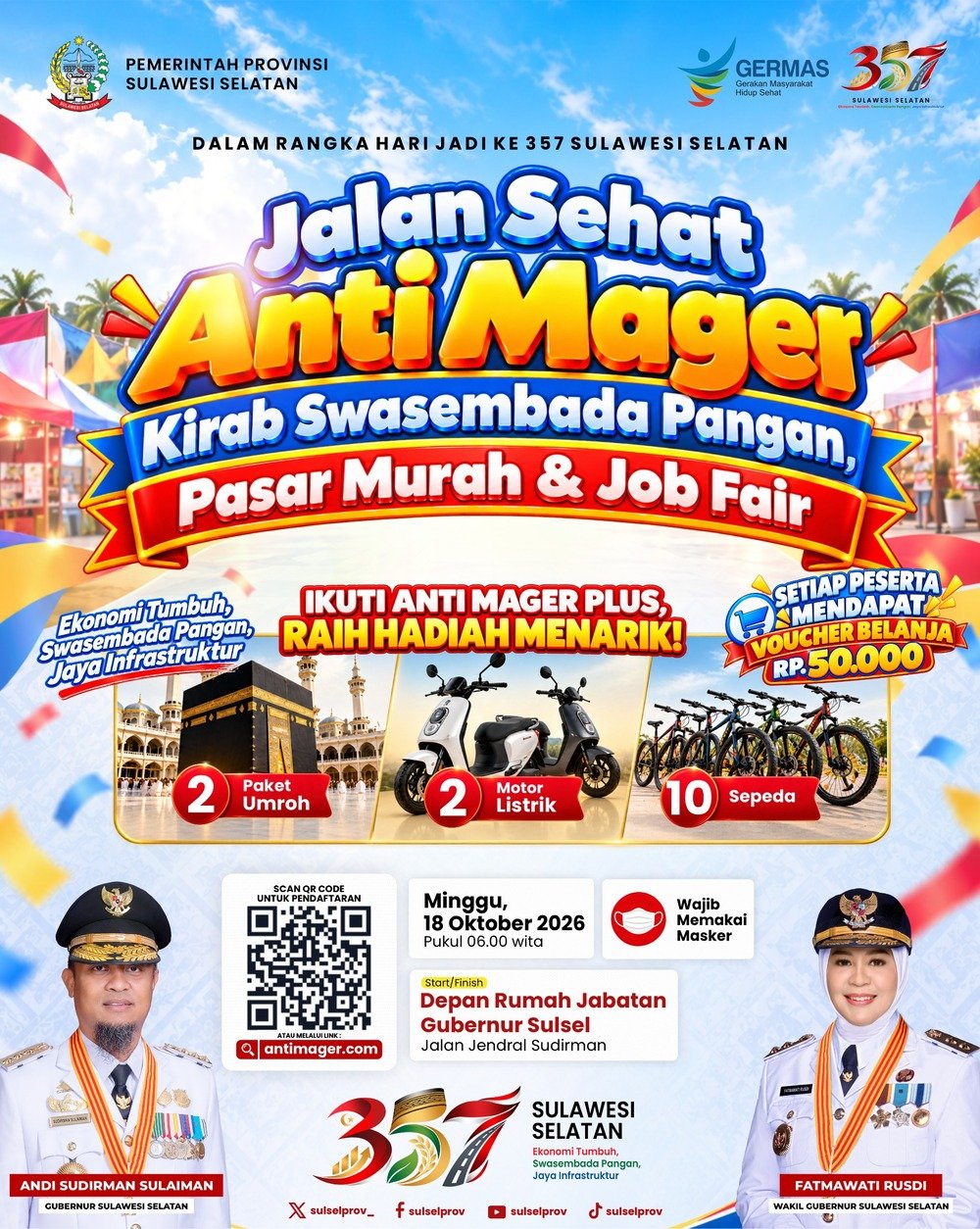 Gubernur Andi Sudirman Sulaiman Sediakan Voucher Belanja Rp50.000 di Jalan Sehat Anti Mager dan Pasar Murah 1 Gubernur Andi Sudirman Sulaiman Sediakan Voucher Belanja Rp50.000 di Jalan Sehat Anti Mager dan Pasar Murah