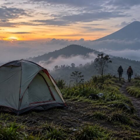 Balita Menangis di Tenda Gunung Prau, Pendaki Lain Datang Menolong
