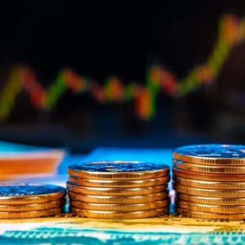 Ilustrasi grafik saham untuk pembahasan IHSG dan harga minyak