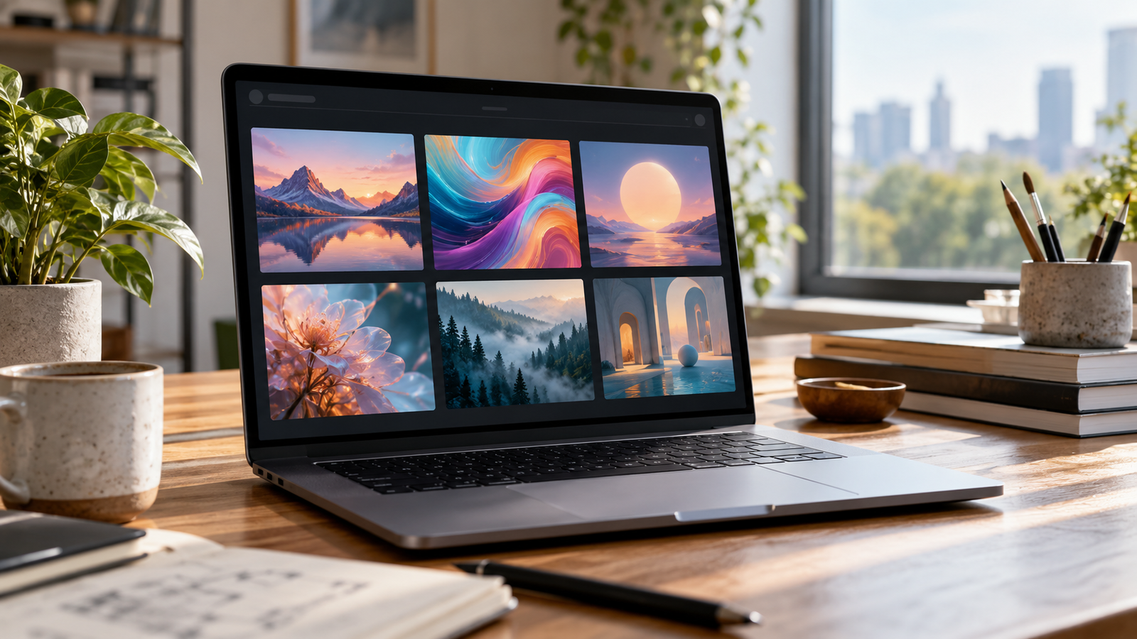 Cara Menulis Prompt Gambar di ChatGPT agar Hasilnya Lebih Sesuai 1 Ilustrasi laptop untuk membuat gambar digital