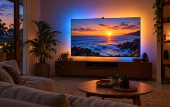Philips TV Sync Hadir di Indonesia, Lampu Ikuti Warna Layar Televisi 6 Ilustrasi lampu ruangan mengikuti warna pada layar televisi