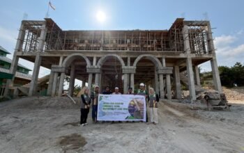 Kalla Beton Pasok Beton Ready Mix untuk Masjid Miftahul Firdaus di Kaltim