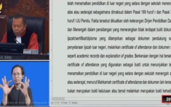 MK Tak Temukan Bukti Ijazah Gibran Setara SMA, Sertifikat Kehadiran Bukan Bukti Lulus