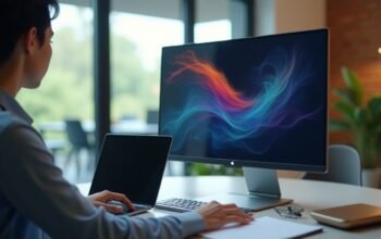 Ilustrasi antarmuka sistem operasi Oppo ColorOS 17