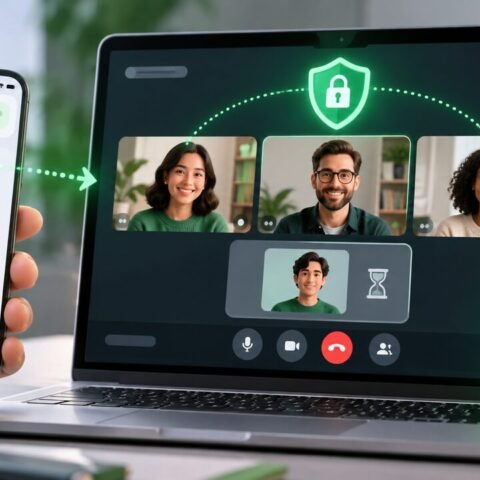 WhatsApp Buka Panggilan untuk Tamu Tanpa Akun 13 Ilustrasi fitur panggilan tamu WhatsApp melalui browser