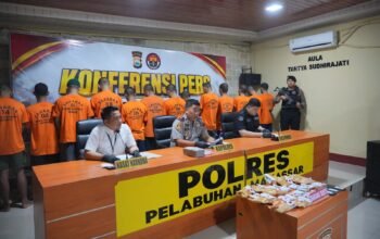 Polres Pelabuhan Makassar Amankan 54 Tersangka Narkoba dalam 20 Hari Operasi Antik