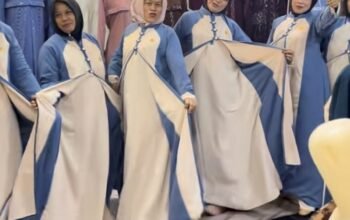 Video Ibu-Ibu Spill Tren Gamis 'Buka Pintu' Lebaran 2027 Jadi Viral di TikTok